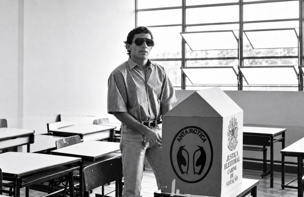 As cabines de votação já tiveram publicidade de marcas nos anos 80 As cabines de votação já tiveram publicidade de marcas nos anos 80