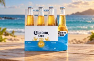 Corona Cero lança embalagem com 7 cervejas para cada dia da semana