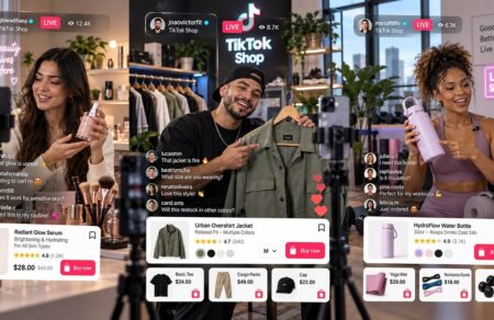 Faturamento de lives no TikTok cresce 161 vezes com live commerce