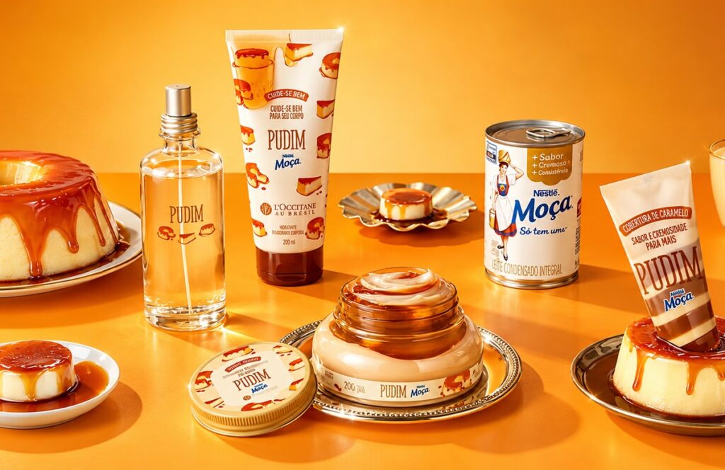L’Occitane au Brésil e Moça lançam linha inspirada em pudim