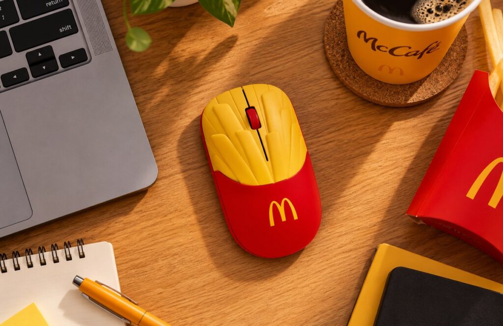 McDonald’s China lança mouse sem fio feito de brinquedos reciclados McDonald's China lança mouse sem fio feito de brinquedos reciclados