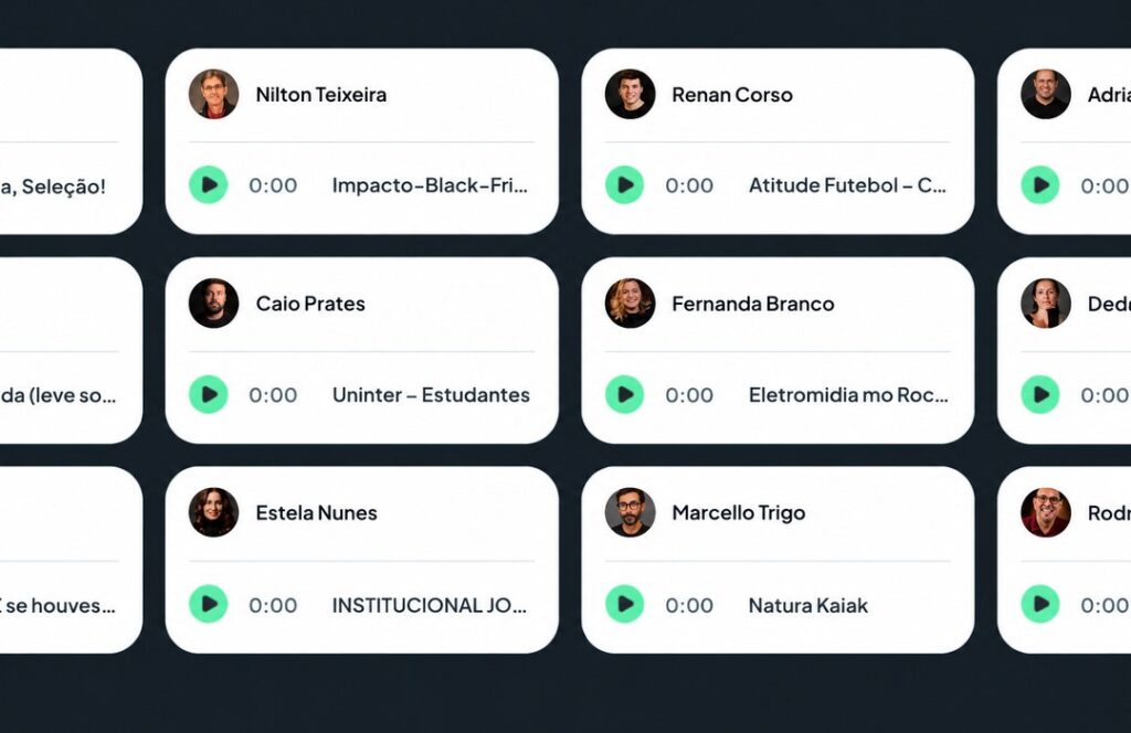 OneCasting: A plataforma com locutores de grandes marcas OneCasting: A plataforma com locutores de grandes marcas