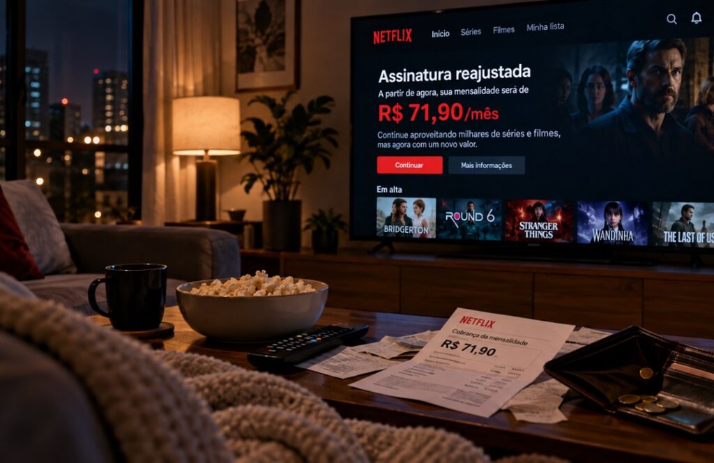 Netflix reajusta planos de assinatura e altera preços no Brasil Netflix reajusta planos de assinatura e altera preços no Brasil