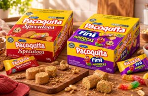 Paçoquita lança edições Speculoos e Fini Minhocas Paçoquita lança edições Speculoos e Fini Minhocas