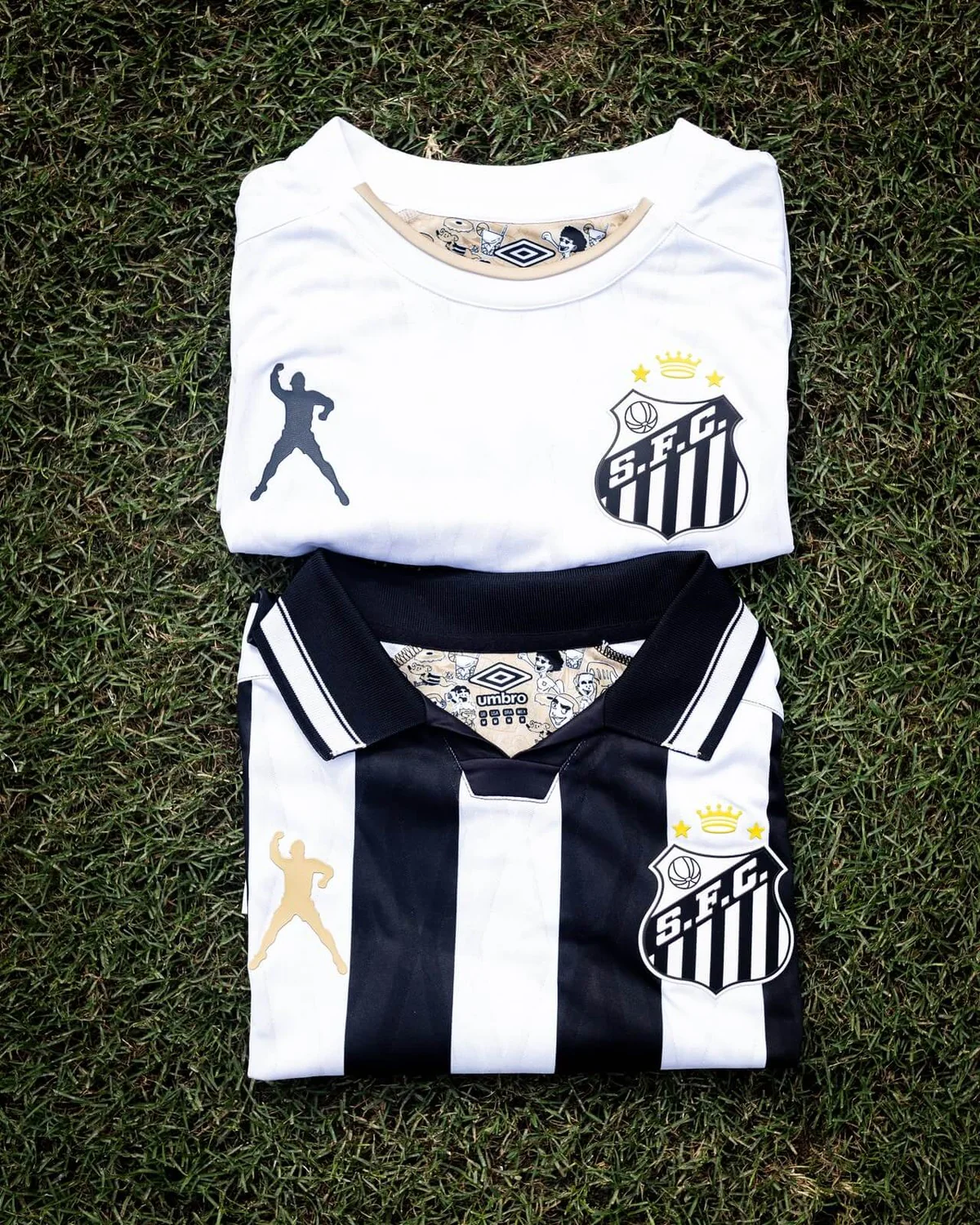 Santos e Umbro lançam coleção de moda do Pelé 4 Santos e Umbro lançam coleção de moda do Pelé