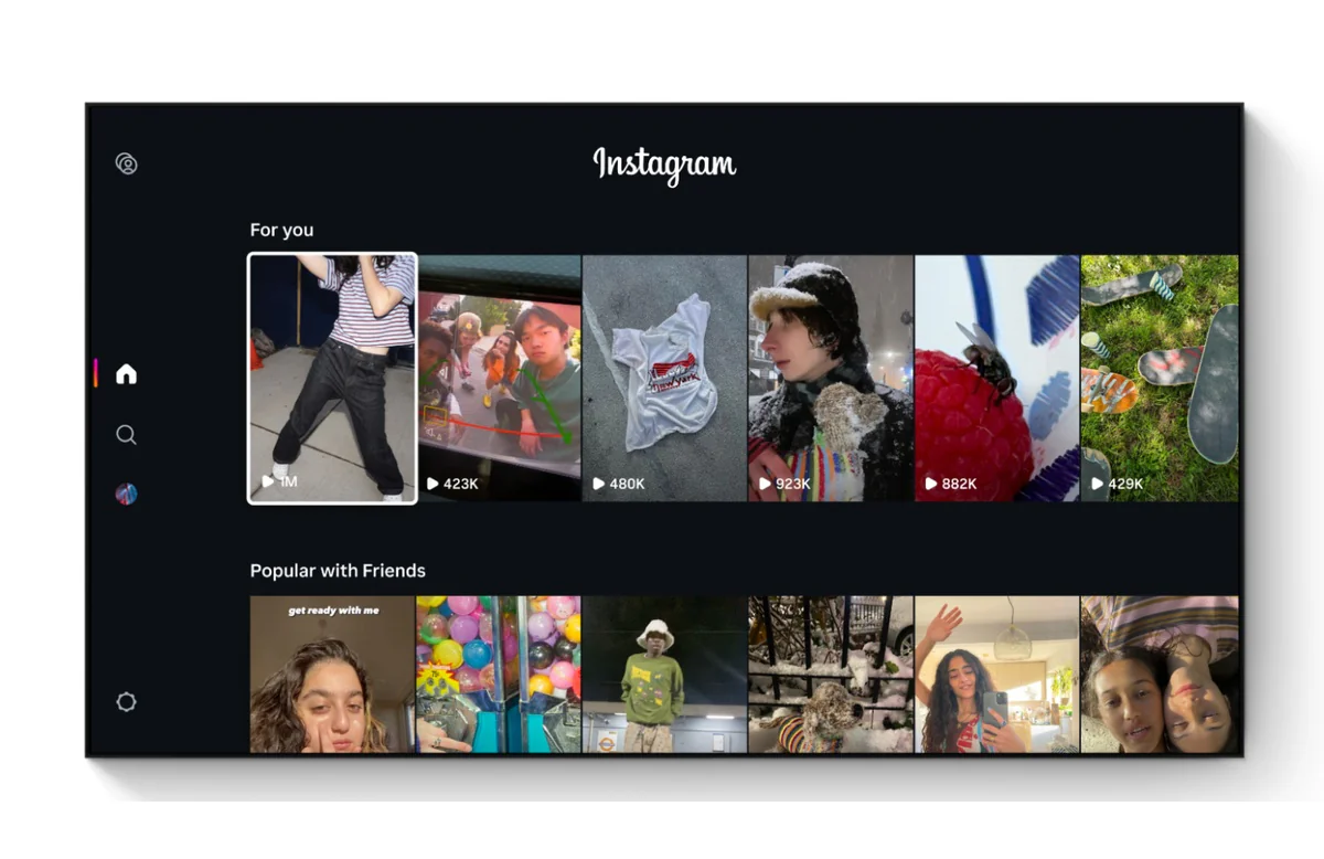 Instagram chega à Apple TV com Reels, vídeos longos e lives 1 Instagram Apple TV no app da Apple TV, imagem 1
