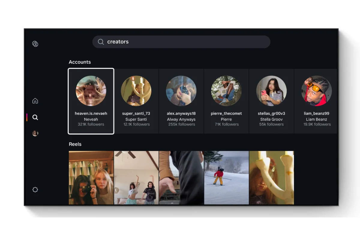 Instagram chega à Apple TV com Reels, vídeos longos e lives 2 Instagram Apple TV com Reels e vídeos longos na sala, imagem 2