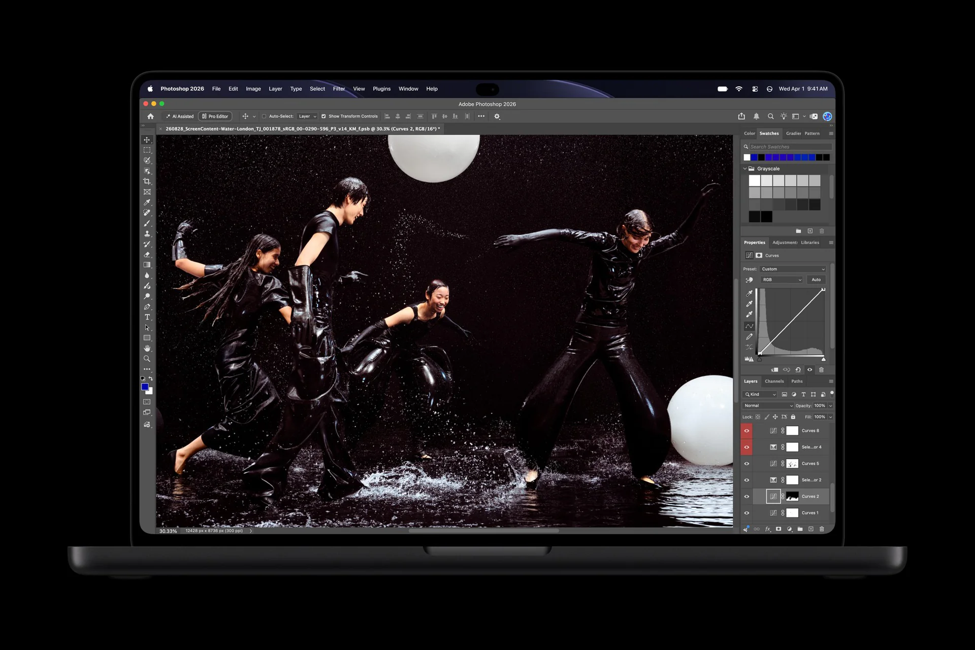 MacBook Pro ganha tela touch OLED e volta a acender a maçã 1 MacBook Pro tela sensível ao toque com Photoshop na tela PROLED XDR