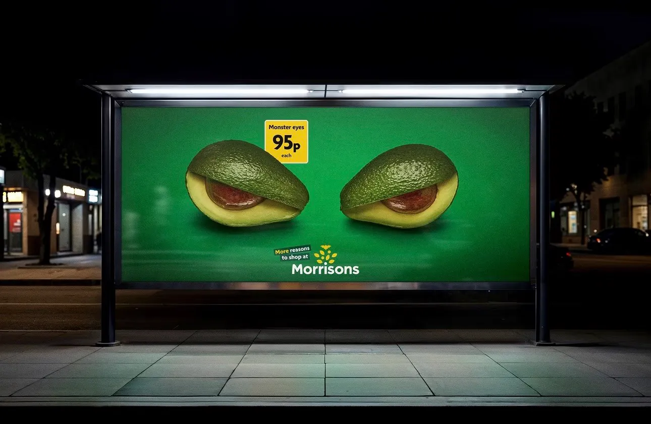 Morrisons usa alimentos para fazer propaganda de Halloween, imagem 3