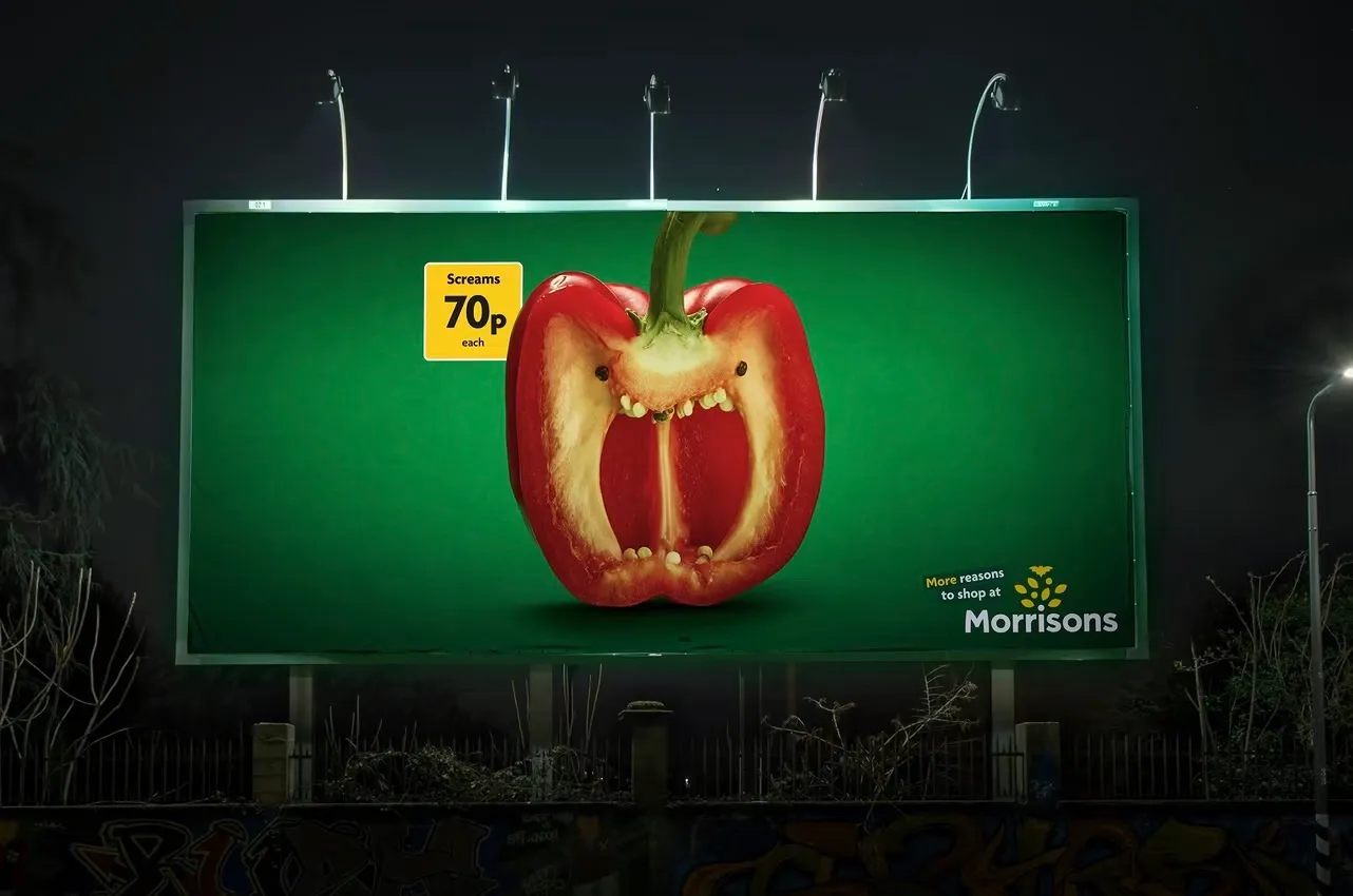 Morrisons usa alimentos para fazer propaganda de Halloween, imagem 4