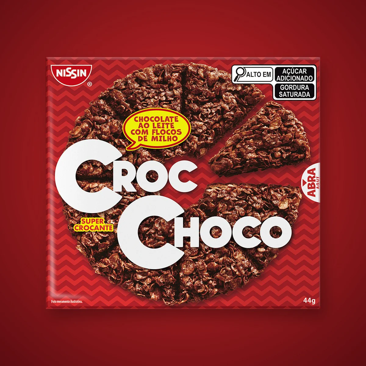Nissin lança Croc Choco e entra no mercado de chocolates 1 Nissin lança Croc Choco e entra no mercado de chocolates