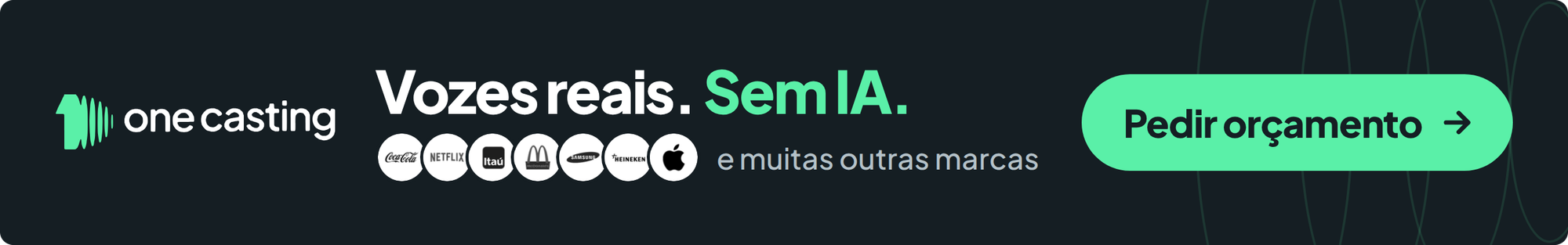 OneCasting apresenta vozes reais sem inteligência artificial
