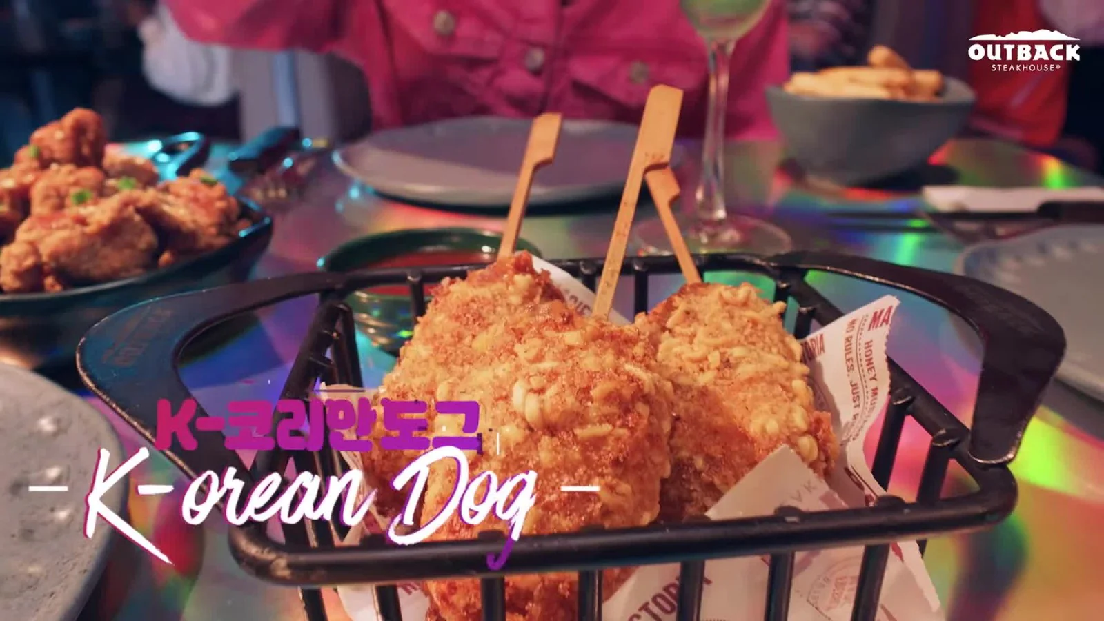 K-orean Dog do cardápio coreano Outbac-K do Outback