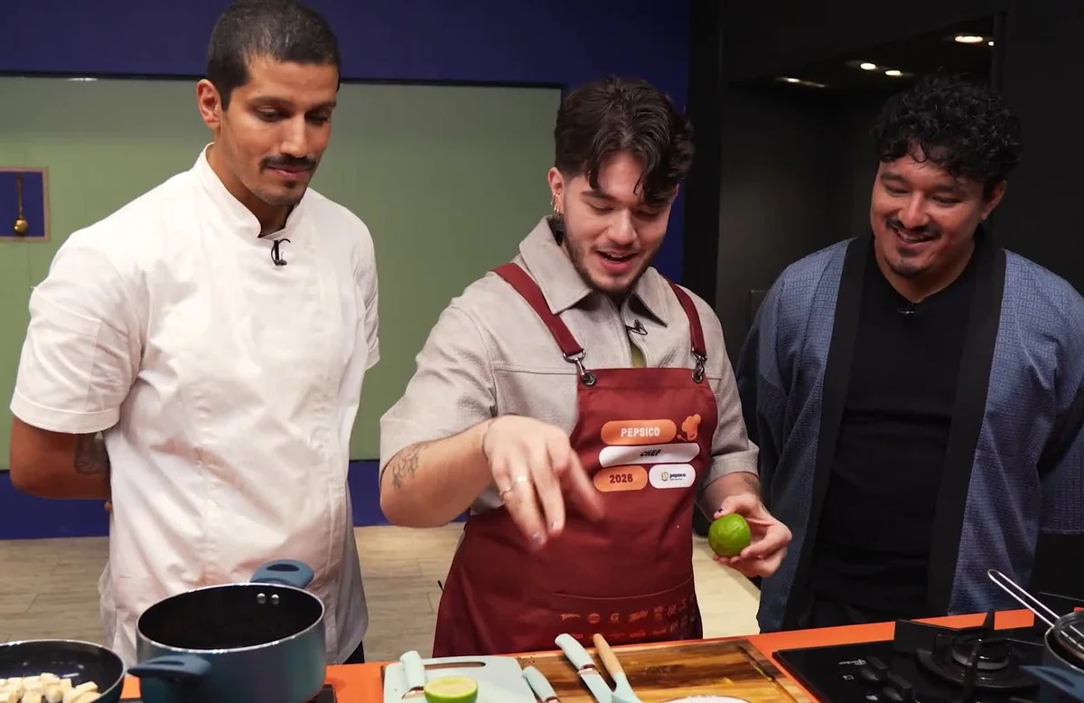 PepsiCo Chef 2026 é lançado como reality gastronômico no YouTube 1 Criadores cozinham no reality PepsiCo Chef 2026