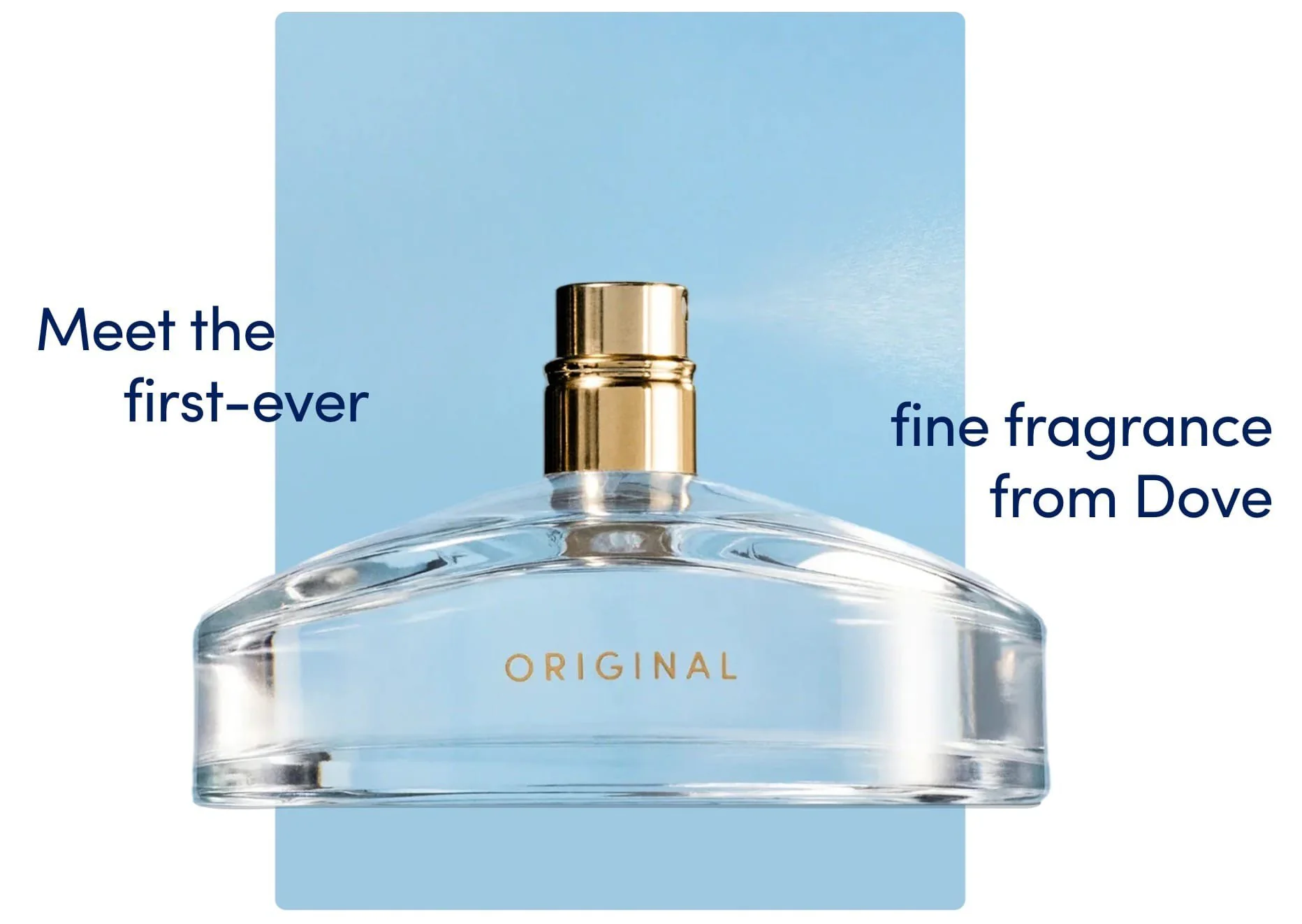 Dove lança perfume com cheiro do sabonete original 4 Anúncio do primeiro perfume da Dove, o Dove Original Fragrance