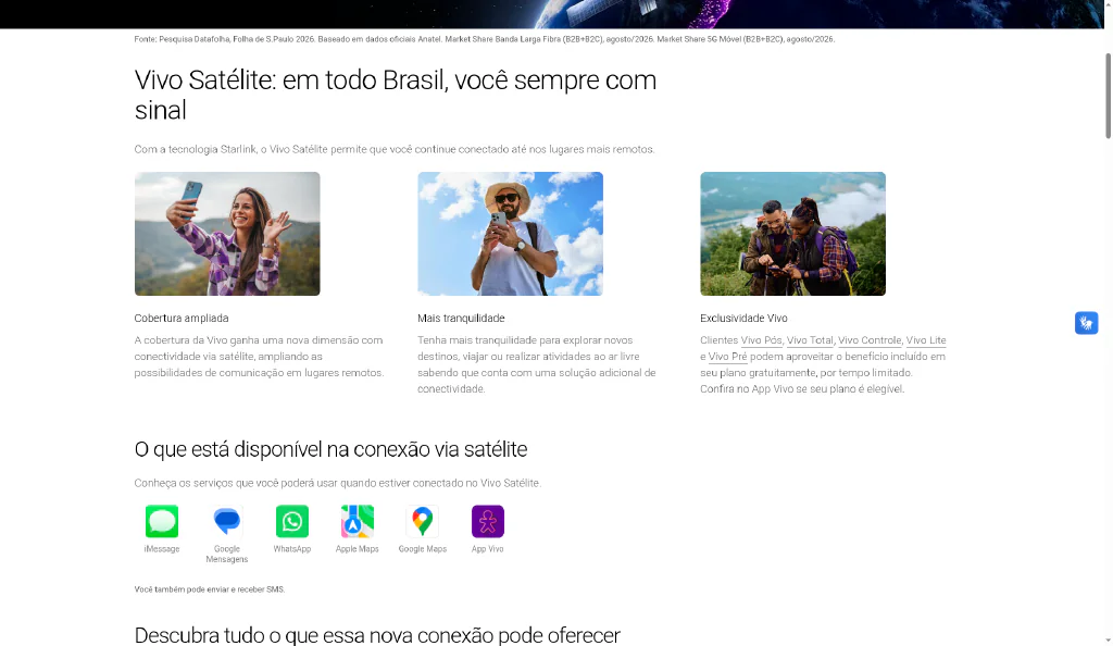 Vivo Starlink: celular agora conecta via satélite 2 Vivo Starlink: como funciona o Vivo Satélite no celular