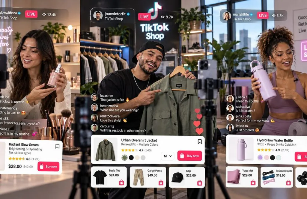 Faturamento de lives no TikTok cresce 161 vezes com live commerce Faturamento de lives no TikTok cresce 161 vezes com live commerce
