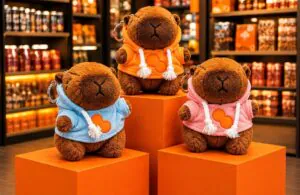 Brasil Cacau transforma capivara em mascote de pelúcia colecionável Brasil Cacau transforma capivara em mascote de pelúcia colecionável