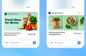 OpenAI testa novo formato de anúncios com imagem no ChatGPT OpenAI testa novo formato de anúncios com imagem no ChatGPT