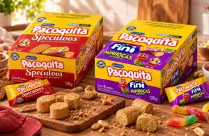 Paçoquita lança edições Speculoos e Fini Minhocas